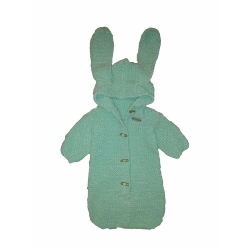 фото Комбинезон-конверт размер 1-2 мес, мультиколор, зеленый ип масалимова