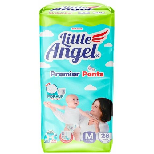 Подгузники-трусики Little Angel Premier 3 M 5-7кг 36-48см 28шт 1шт