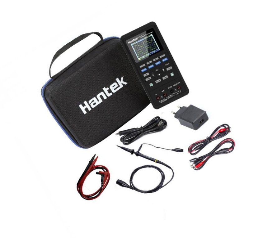Oscilloscope / Осциллограф портативный Hantek 2С42, 2 канала, 40 МГц, цифровой мультиметр