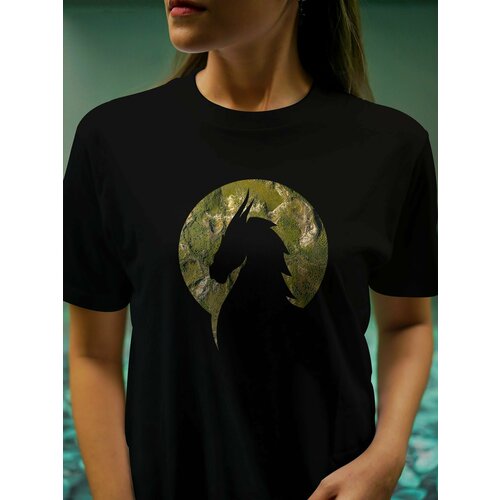 Футболка Креатиум, хлопок, размер L, черный