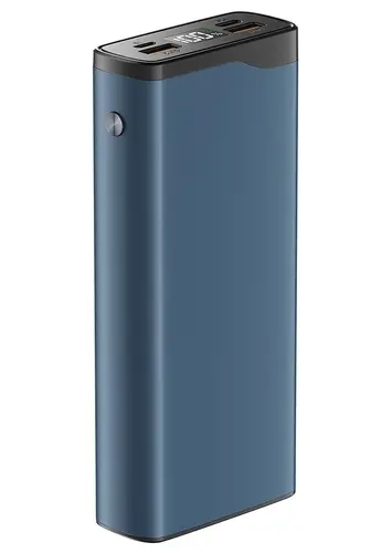 Внешний аккумулятор OLMIO QL-20, 20000mAh, blue - фото №1