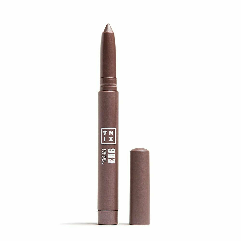 Стик для макияжа глаз 3INA (Мина, Зина) The 24h Eye Stick - тон 963 (Холодное Серебро Металлик).