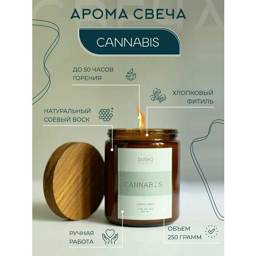 Свечи ароматические соевый воск 250мл.