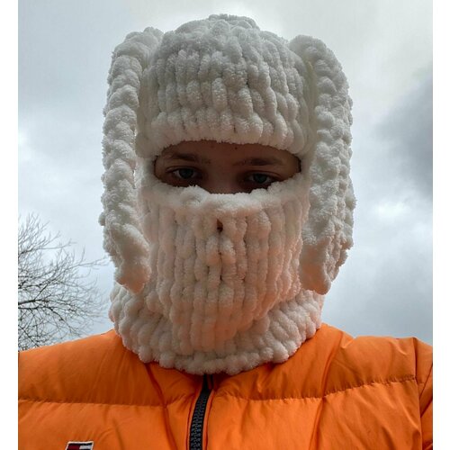 фото Балаклава , размер 52-54, белый нет бренда