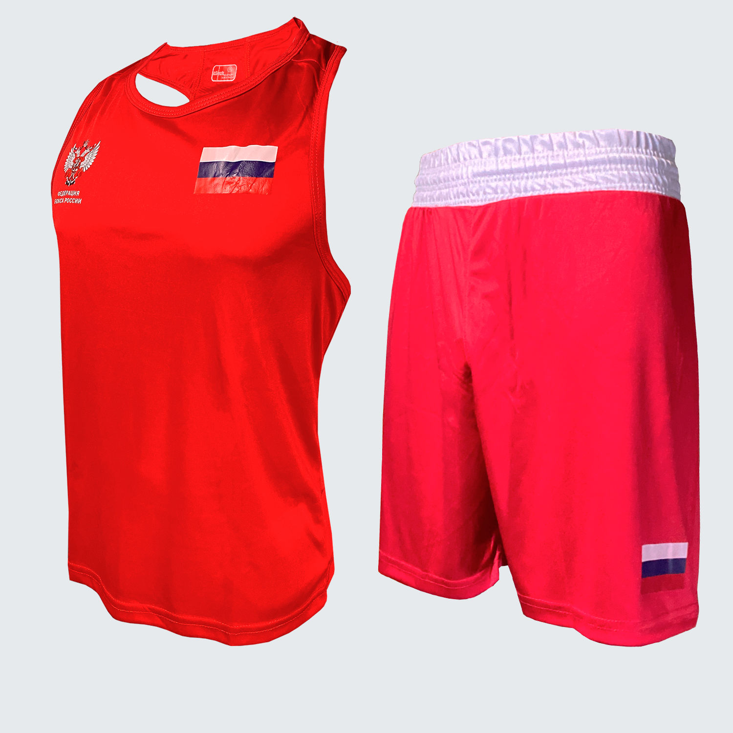 фото Боксерская форма Clinch "Федерация бокса России" красная, размер S