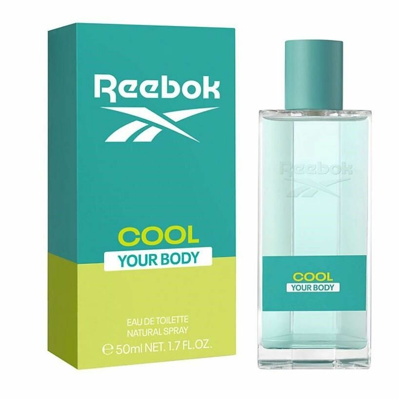 REEBOK Cool Your Body, Туалетная вода, спрей 50 мл