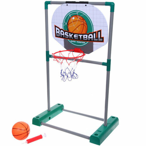 Набор тренировочный для баскетбола ZG270-286 кольцо с подставкой 150 см сетка мяч 12 см насос 2479₽