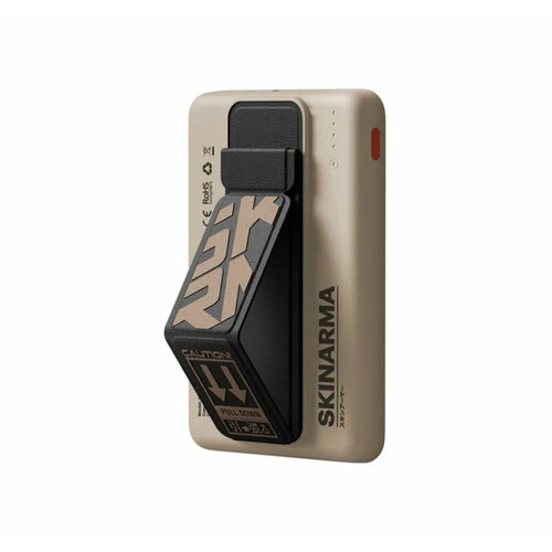 Powerbank с беспроводной зарядкой MagSafe Skinarma Spunk 5000mAh 15W бежевый 899000₽