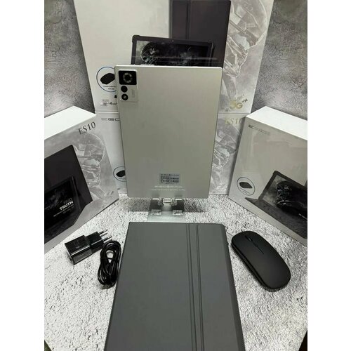 Планшет EGOPAD es10 4ГБ128ГБ с клавиатурой и стилусом серый 799000₽