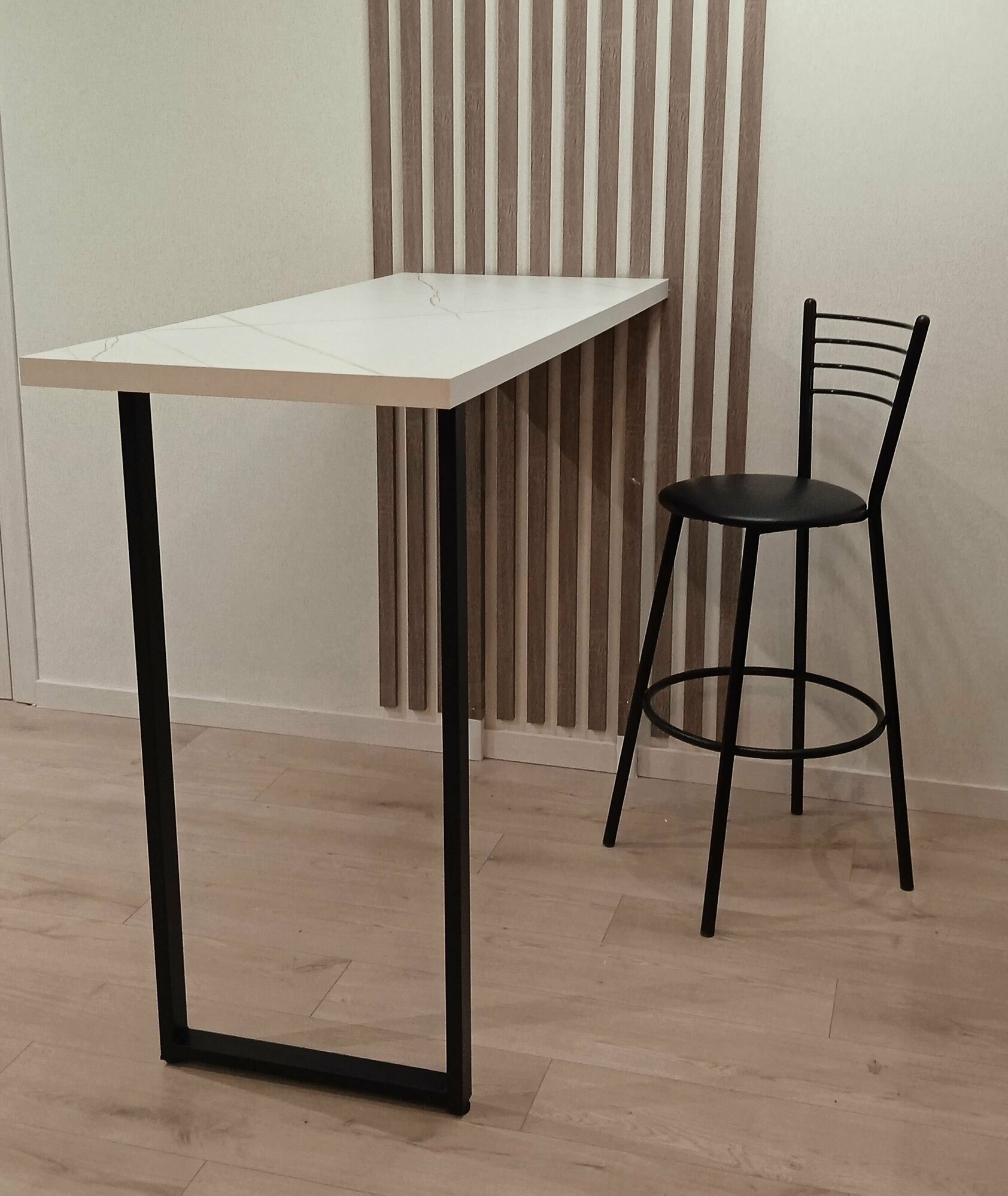 Барная стойка Лофт-2 Пирит светлый 140х40