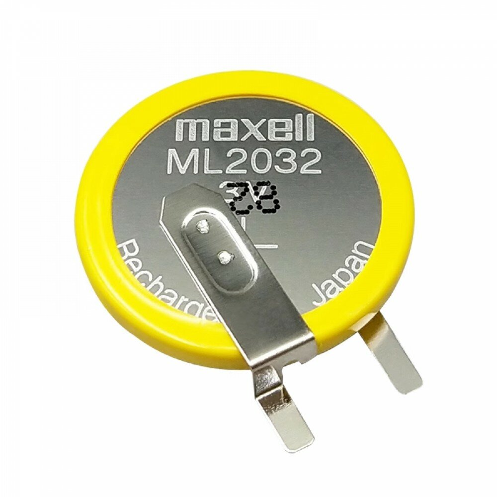 Аккумулятор (перезаряжаемый) Maxell ML2032 3V 65mAh для ноутбуков Lenovo HP Acer Dell Sony Asus 12-006-100