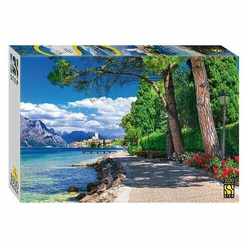 Пазлы (3000эл) Мальчезине, озеро Гарда, Италия 85027 (Степ Пазл) step puzzle пазл 560 италия озеро брайес 78108 степ 12