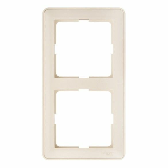 W59 2-постовая рамка Schneider Electric слоновая кость KD-2-28