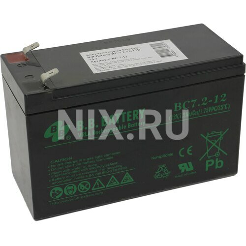 Аккумулятор B.b. battery BC7.2-12