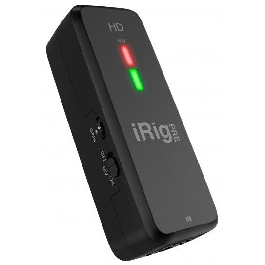 Портативный микрофонный интерфейс IK Multimedia iRig-PREHD