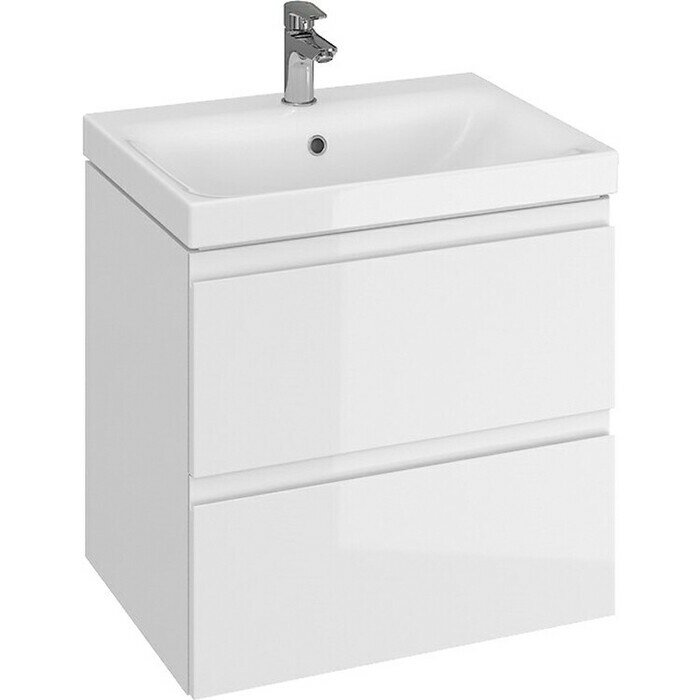 фото Тумба под раковину подвесная MODUO 60 для MODUO SLIM 60 узкая белый