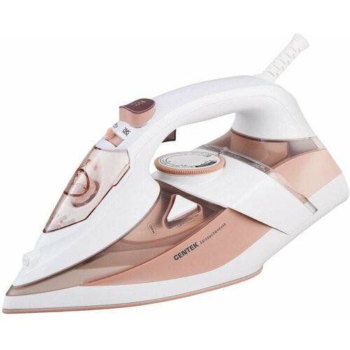 Утюг Centek CT-2322 белбежевый 2800 Вт керам подошва пар Удар 1104000₽