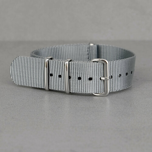 Ремешок Ruby-Ruby, фактура полуглянцевая, размер 22, серый