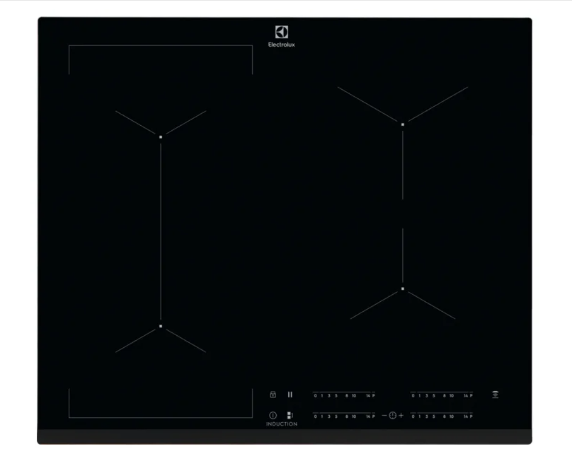 Варочная панель индукционная Electrolux EIV634, черный