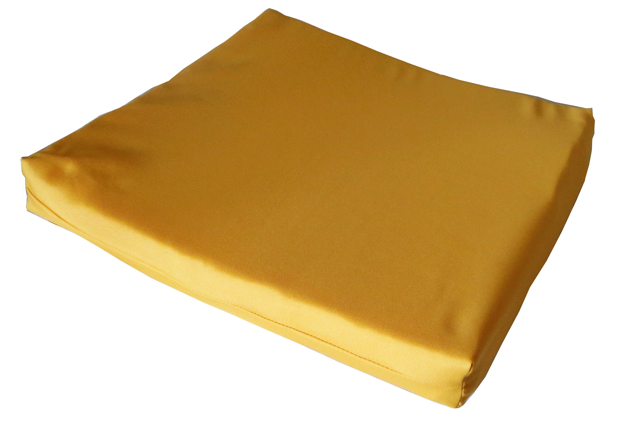 Подушка на садовую мебель желтая 50х50см