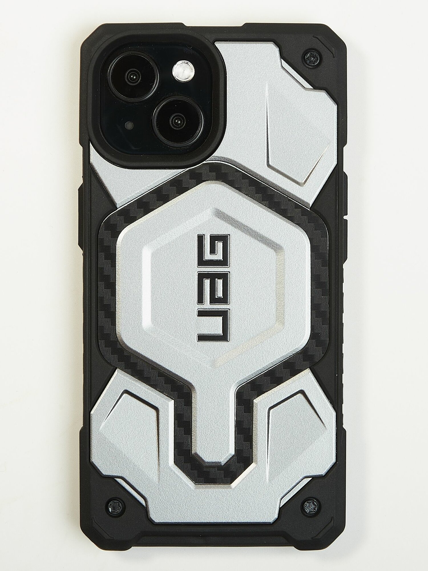 фото Чехол для iPhone 15 UAG Monarch Pro Carbon Fiber, Чехол для Айфона 15 Карбон, Синий