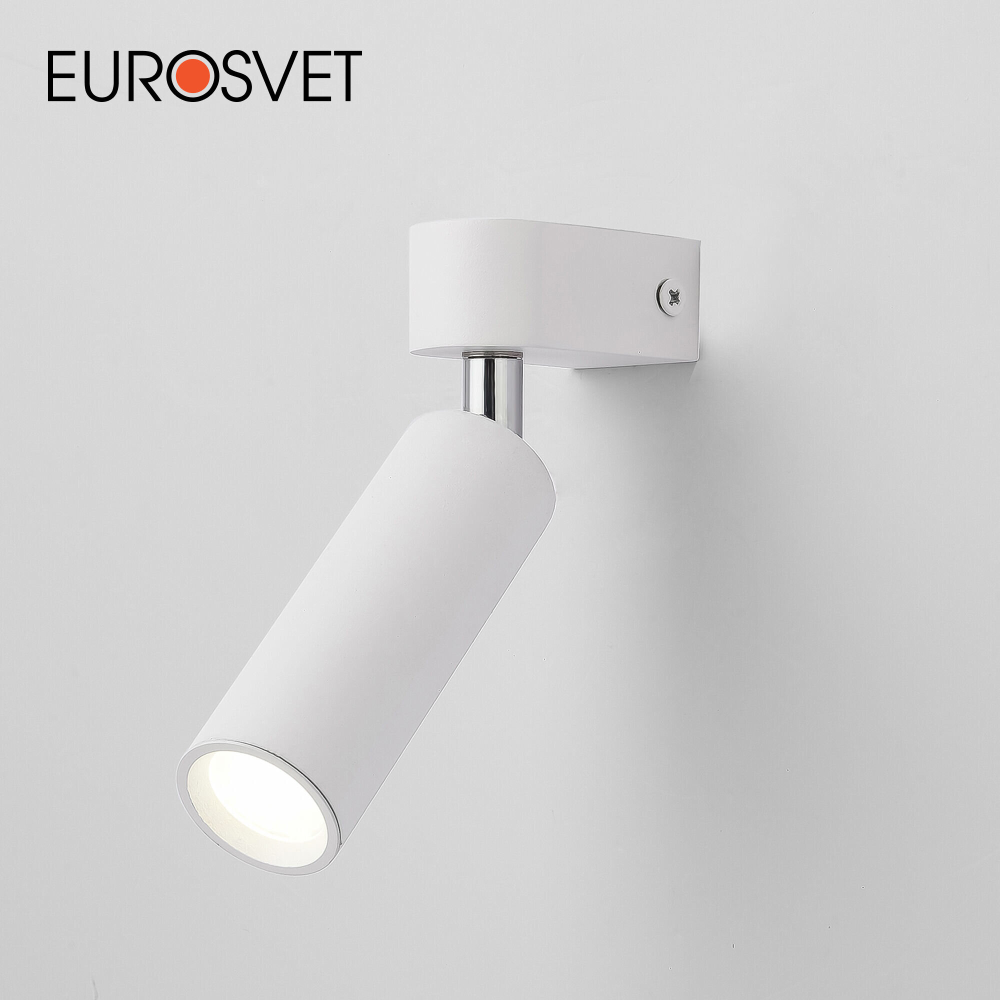 Спот / Настенный светодиодный светильник Eurosvet Pitch 20143/1 LED 3 Вт 4200K поворотный плафон цвет белый