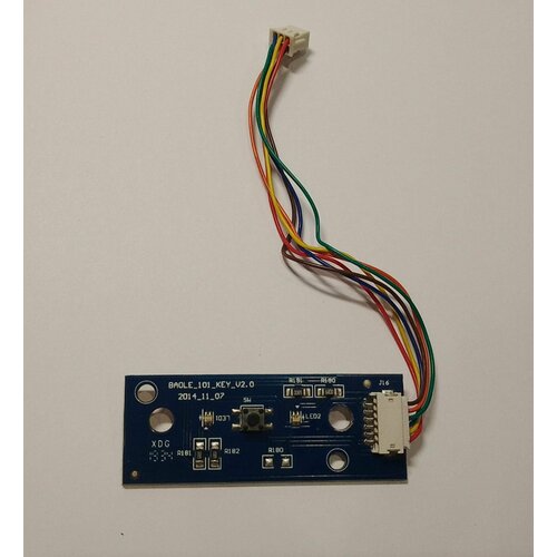 Плата индикации с кнопкой включения BAOLE_101_KEY_V20 робота пылесоса Redmond Redmond Robot Vacuum Cleaner RV-R450 850₽