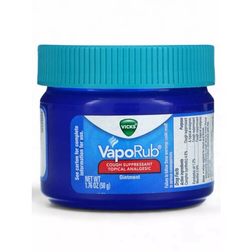 VapoRub, анальгетическая мазь против кашля