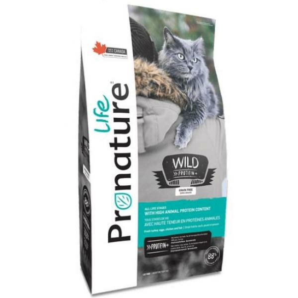 Pronature Pronature LIFE WILD GF Беззерновой корм для кошек, индейка 5кг