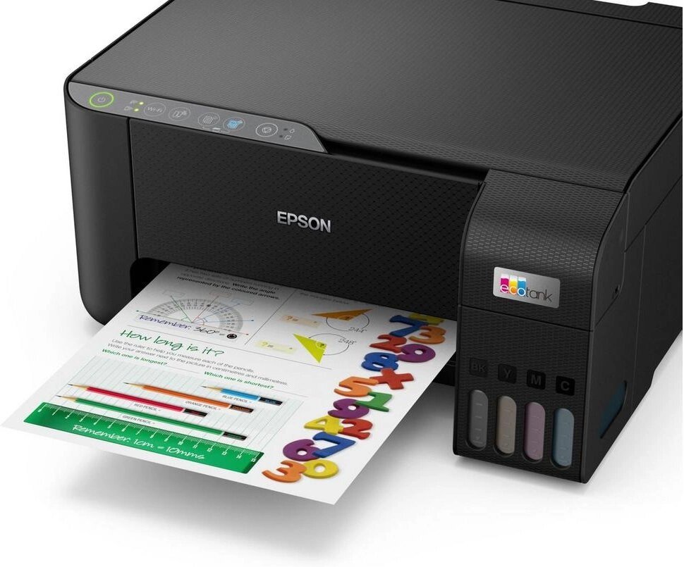 МФУ струйный Epson L3250 (C11CJ67508/503/523/418/519/412) A4 WiFi черный