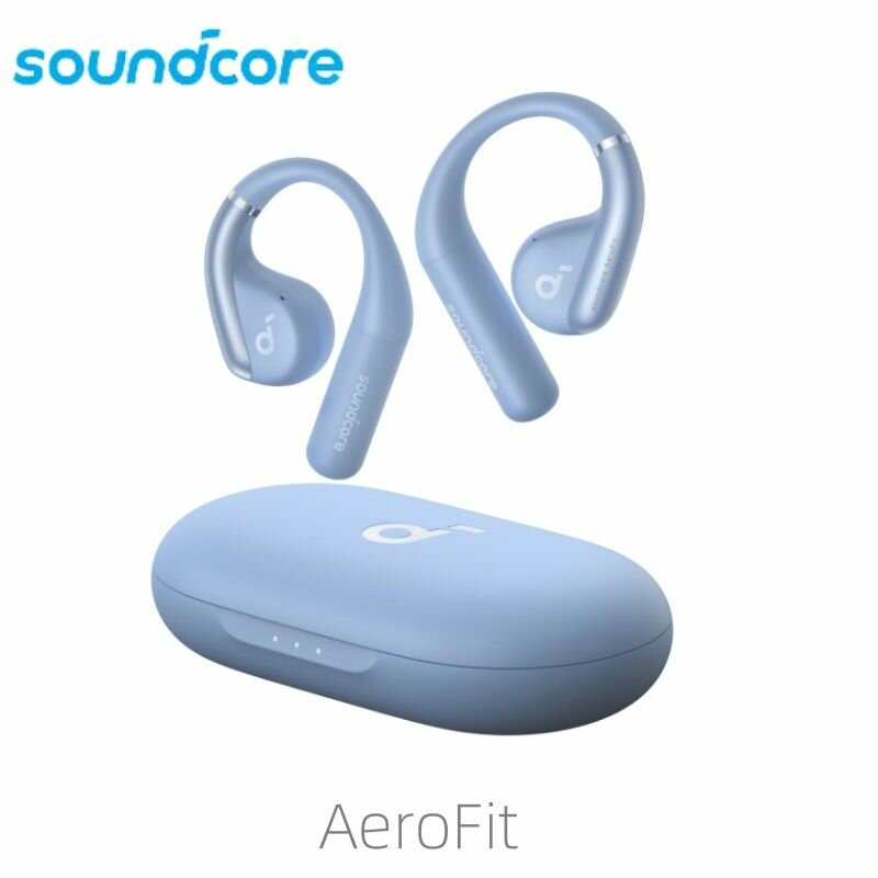 Спортивные наушники Anker AeroFit True Wireless Soundcore, удобные вращающиеся, безопасные для глубокого баса, водонепроницаемые IPX7