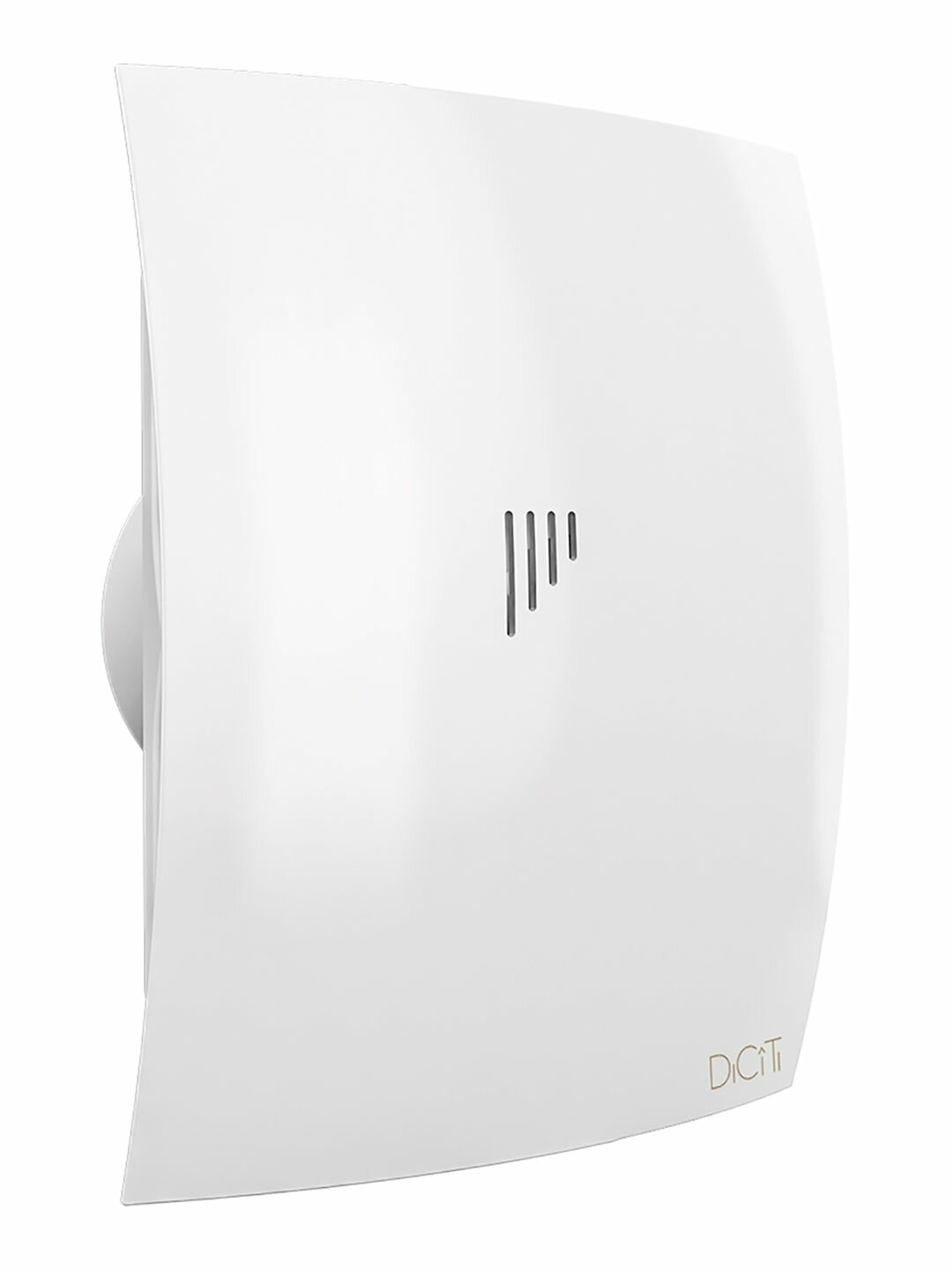 Вентилятор вытяжной BREEZE 5C TURBO, МОЩНЫЙ, 125 мм, 205 м³/час, 20 Вт, с обратным клапаном, белый, серия DiCiTi — фото 1
