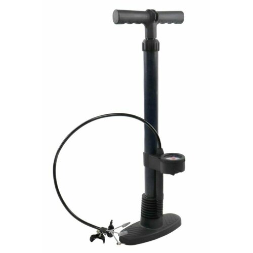 Насос вело пластик ручной Двуручка с манометром EFP-8902А 2114₽