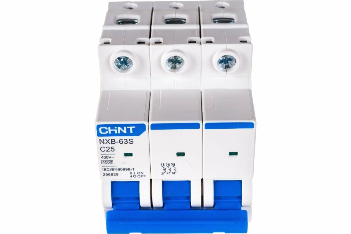 Автомат 3п 25А 4.5кА NXB-63S (R) CHINT 1609297
