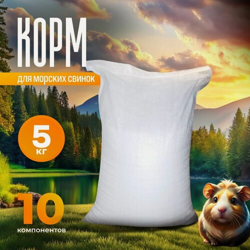 Изображение товара Корм для морских свинок, грызунов, хомяков, крыс и мышей рафа 5 кг