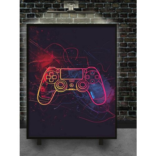Картина на холсте на подрамнике геймпад
