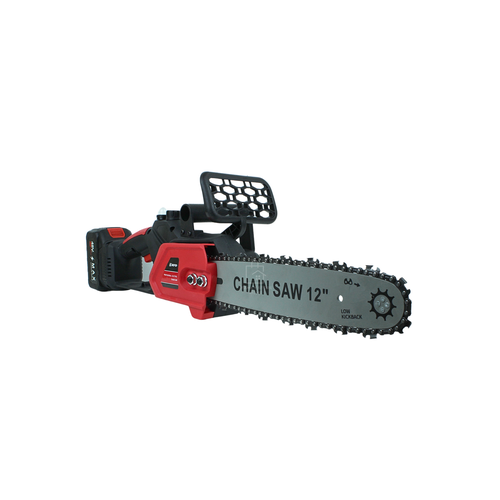 Аккумуляторная цепная пила FamilyStore с двумя аккумуляторами 21В и длиной шины 30см 5123₽