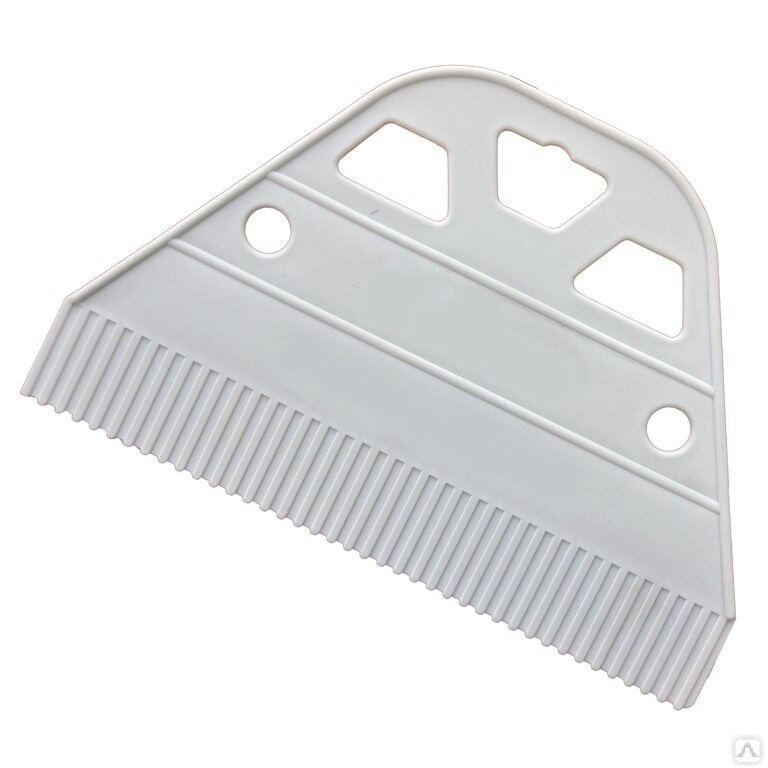 Шпатель для клея 200 мм  пластиковый  зубчатый  зуб 1 6 1 6