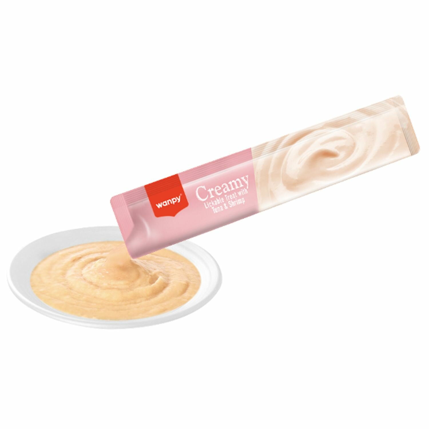 Лакомства Для Кошек Xiaomi Лакомство "Wanpy Cat" для кошек, нежное пюре из тунца и креветок, 25 шт x 14г