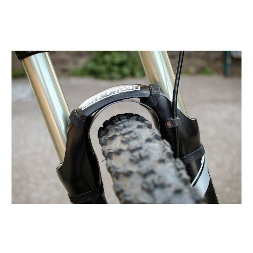 Крыло переднее Mucky Nutz Face Fender Classic Black/White (MN0003)