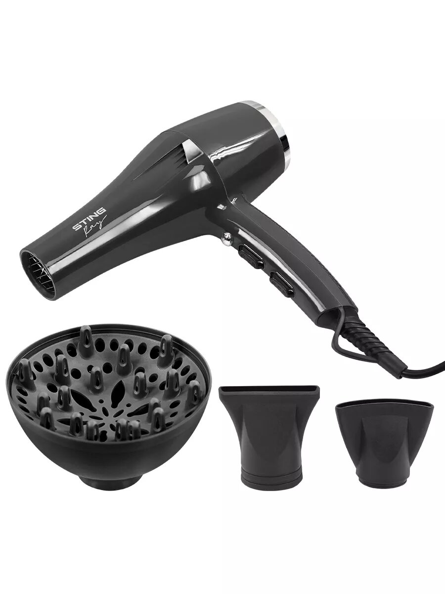 фото STINGRAY ST-HD805A серый гранит фен
