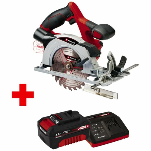 Циркулярная пила Einhell PXC TE-CS 18165-1 Li 1 акк PXC 4Ач 18В ЗУ 3А 4331207SET 12799₽