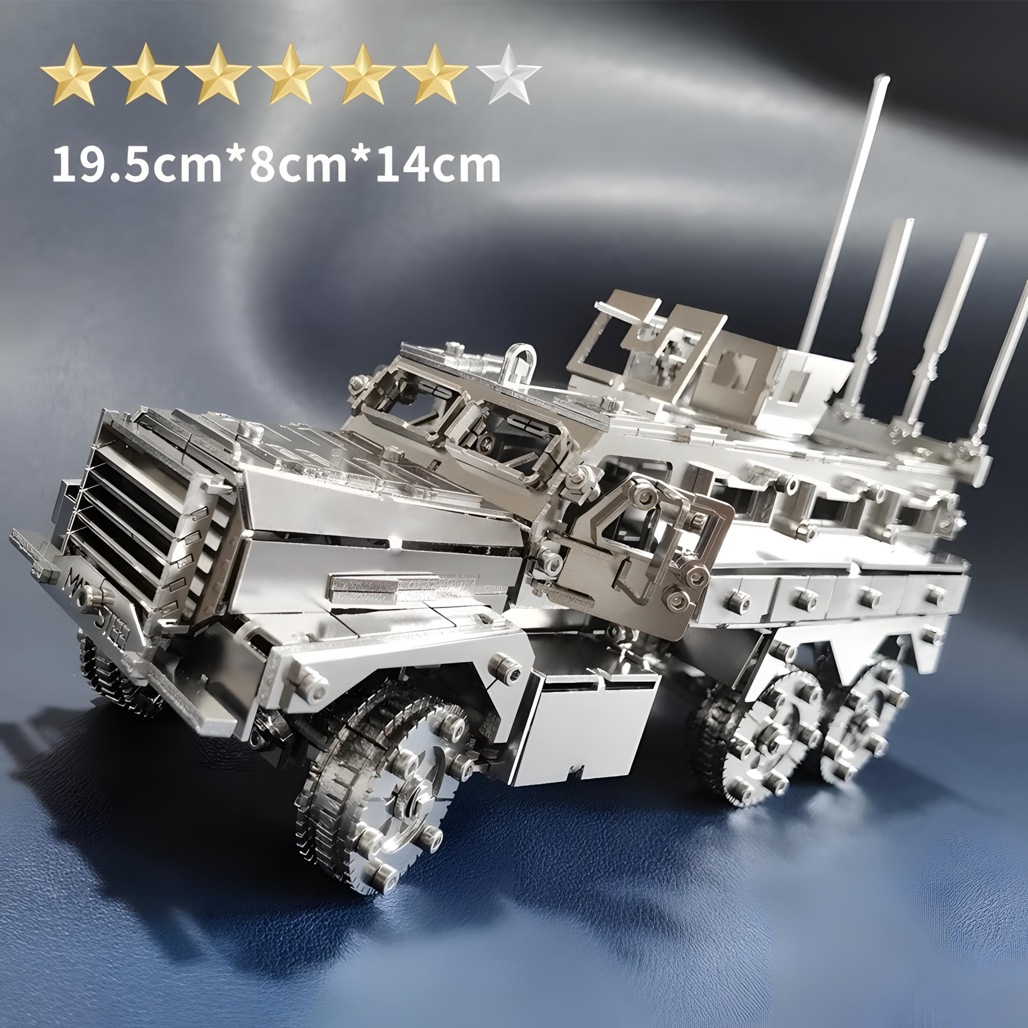 Головоломка Steel Warcraft Противоминная машина Cougar 6x6, металлическая, 3D