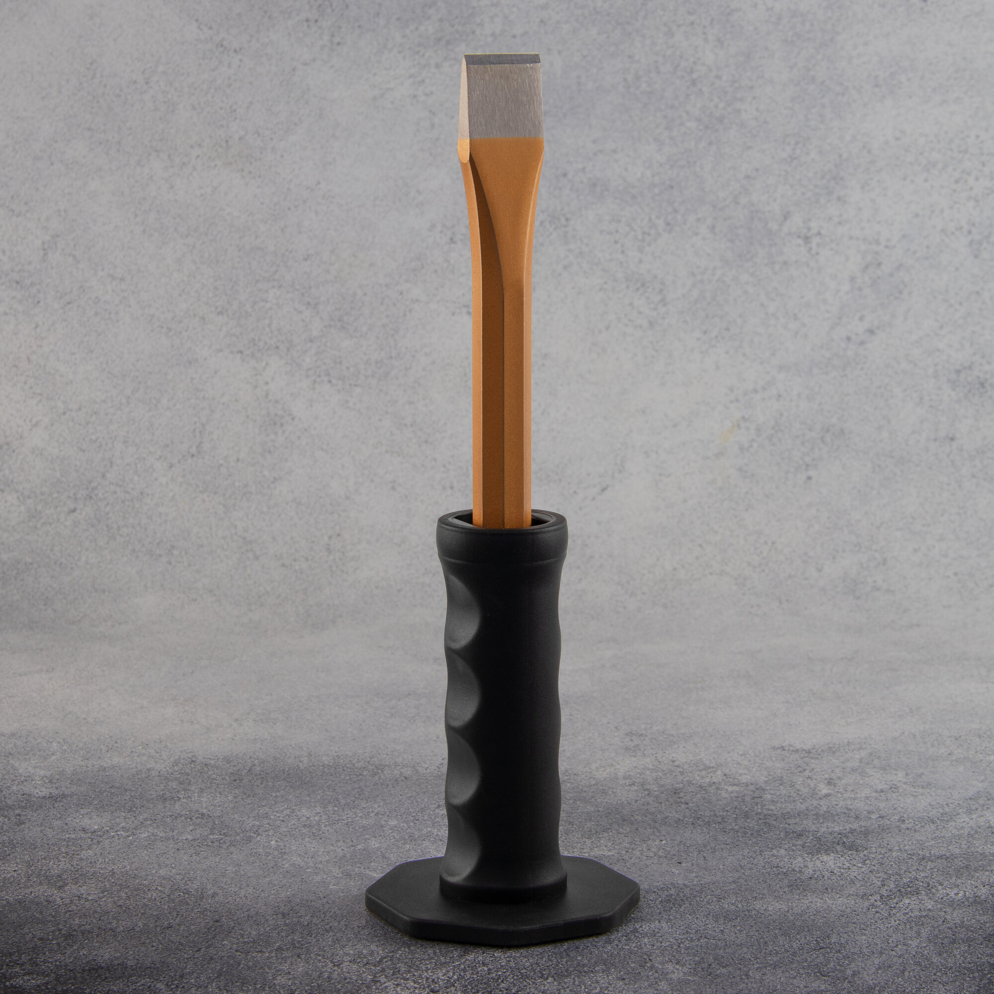 Зубило с защитной рукояткой NORGAU Industrial из закаленной Cr-Mo стали, 23x250 мм