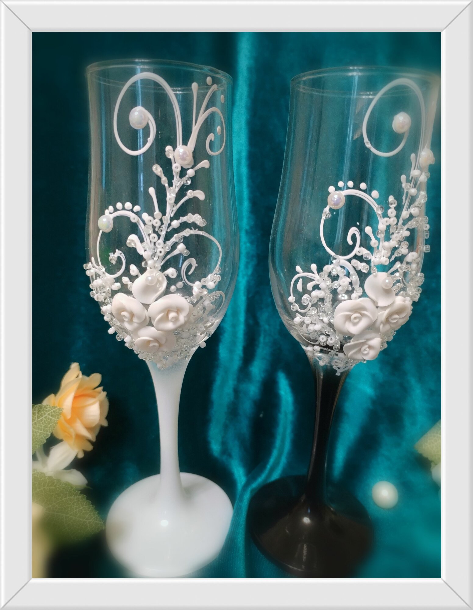 Свадебные бокалы 2 шт — фото 1