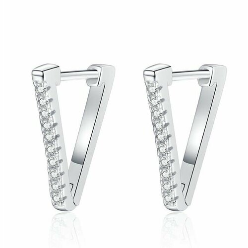 Серьги BrimescOtt, белый, серебряный