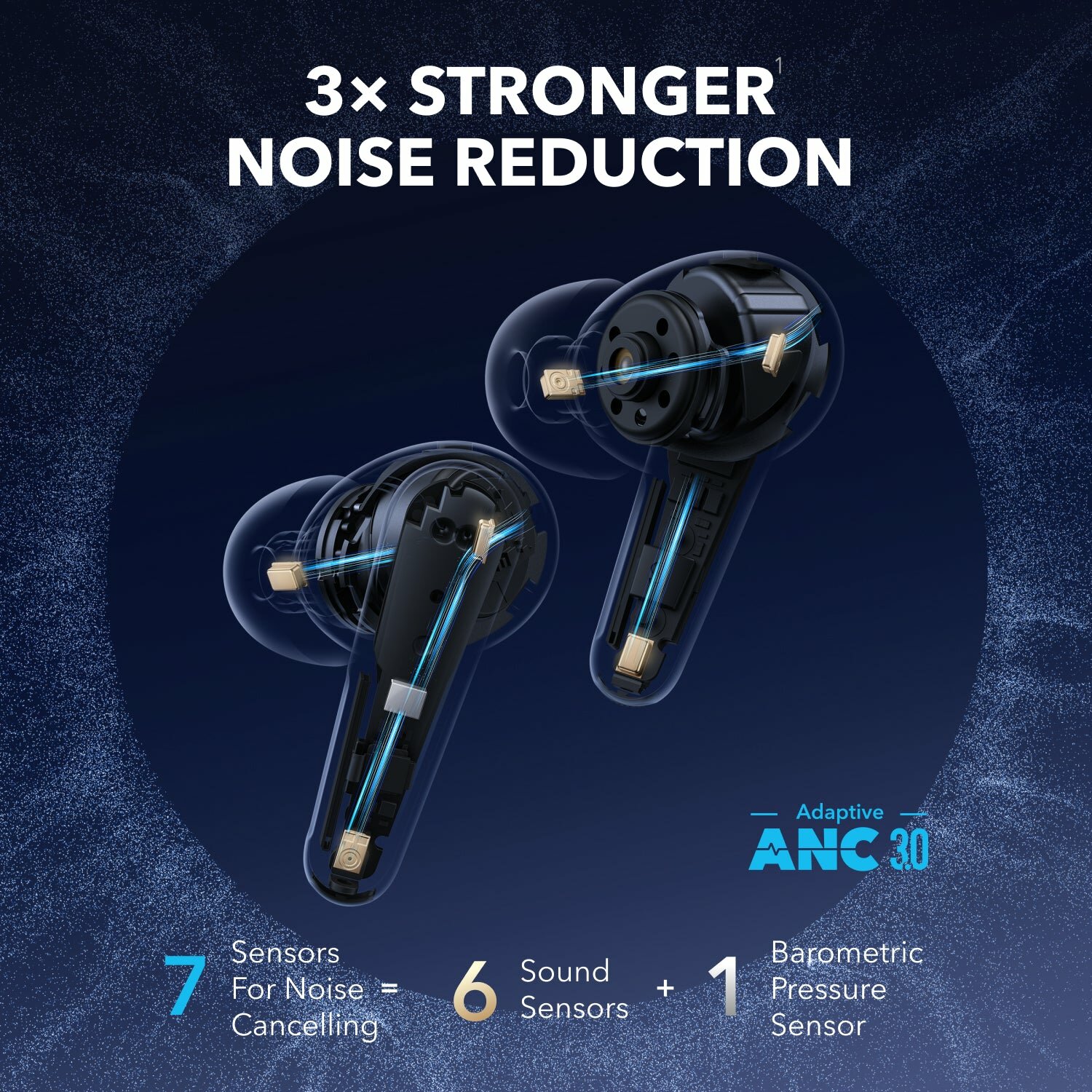 Soundcore Liberty 4 Pro от Anker, беспроводные наушники с шумоподавлением, высококачественная музыка студийного уровня, 6 микрофонов и четкие звонки от ИИ — фото 1