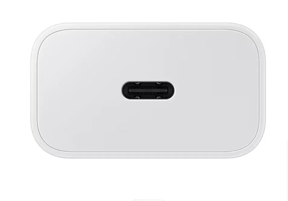 Сетевое зарядное устройство Samsung USB Type-C, АДАПТЕР для быстрой зарядки, 25 Вт (PTU-T2510), белый — фото 1