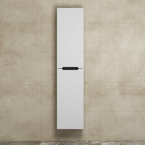 Шкаф-пенал для ванной комнаты Uperwood Tanos 33255150 см подвесной правый белыйграфит 29484₽