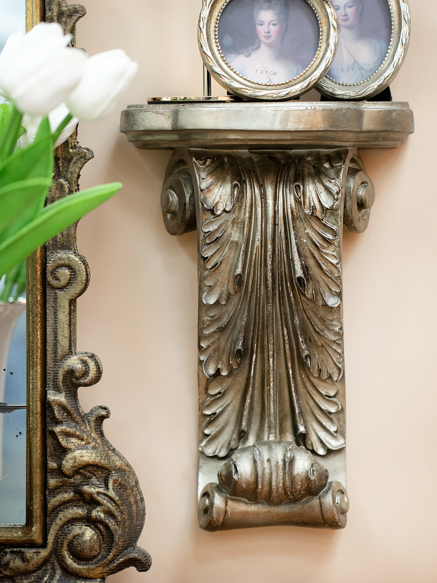 28-647 Консоль настенная 20x11x28см, Glasar